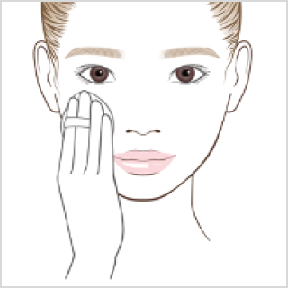 女性の顔イラスト